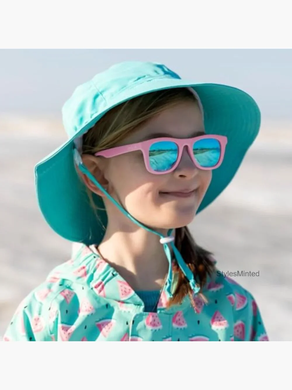 Kids Polarized UV400 Sunglasses with Strap Flexible Frame